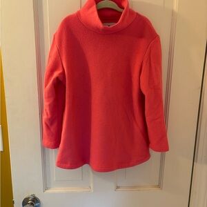 Dudley Stephens Youth Pink Fleece Turtleneck